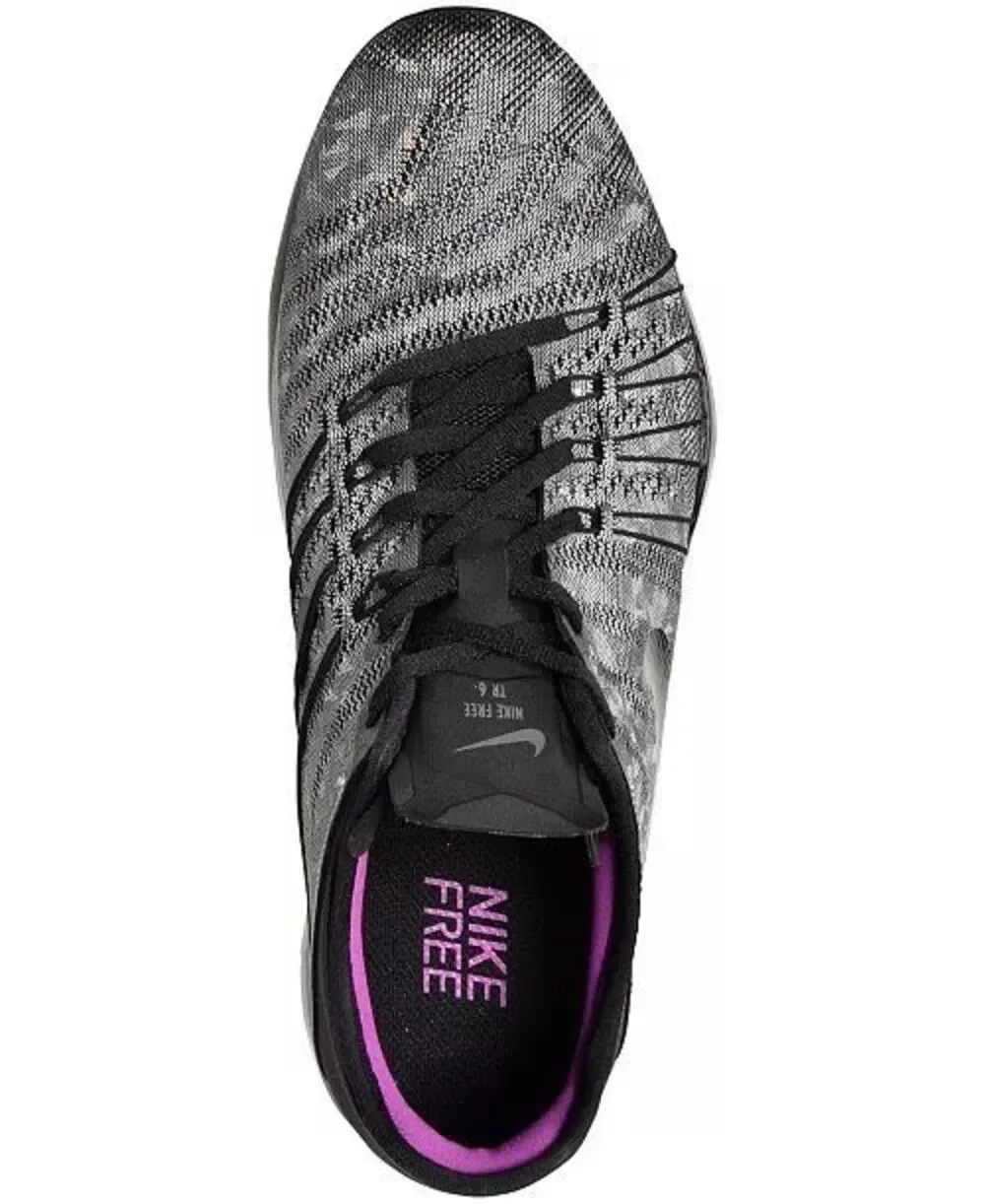 Nike Free TR 6 Metallic Training Shoes Gray Pink Women’s 7